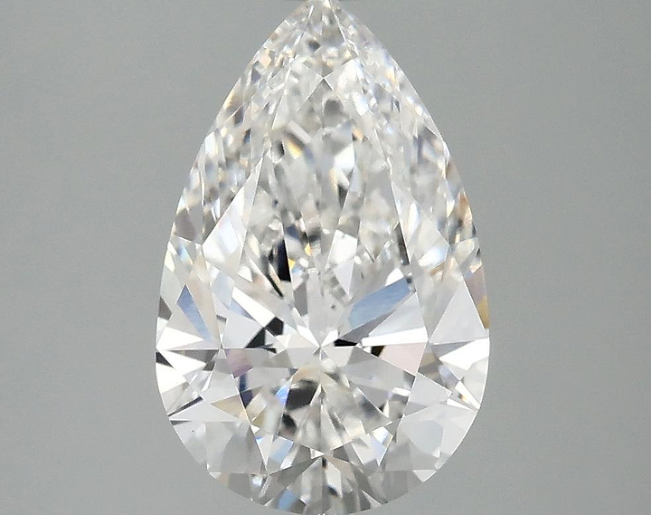 2.4 Carat Pear Shaped Ideal Cut VS2 IGI Certified Lab Grown Diamond