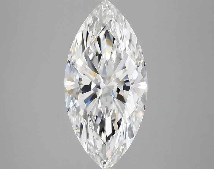 3.09 Carat Marquise Shaped Excellent Cut VVS2 IGI Certified Lab Grown Diamond