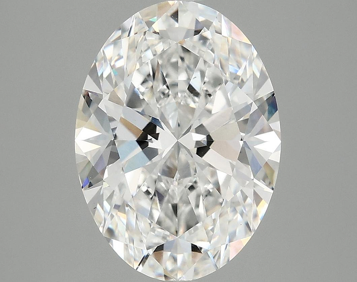 3.94 Carat Oval Shaped Excellent Cut VVS2 IGI Certified Lab Grown Diamond