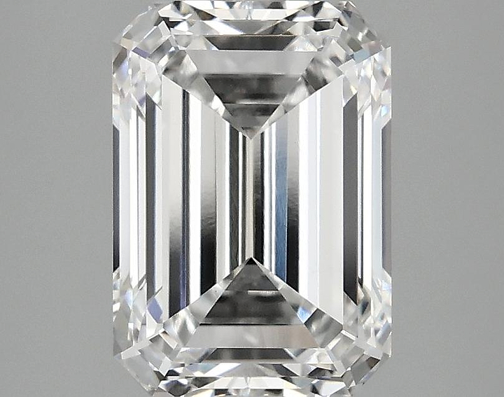 2.91 Carat Emerald Shaped Ideal Cut VVS2 IGI Certified Lab Grown Diamond