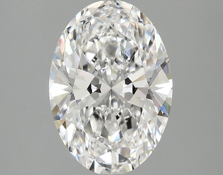 2.08 Carat Oval Shaped Ideal Cut VVS2 IGI Certified Lab Grown Diamond
