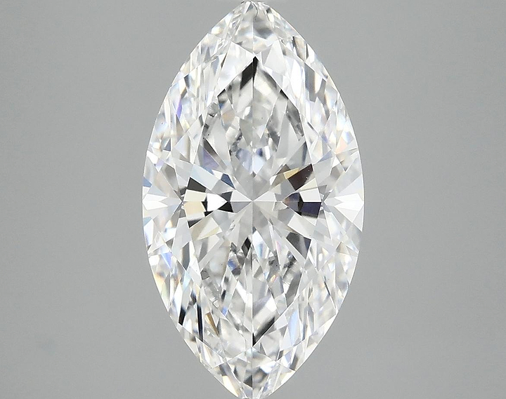 3.02 Carat Marquise Shaped Excellent Cut VS1 IGI Certified Lab Grown Diamond