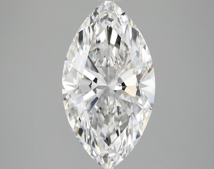 3.05 Carat Marquise Shaped Excellent Cut VVS2 IGI Certified Lab Grown Diamond