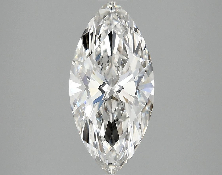 1.87 Carat Marquise Shaped Excellent Cut VVS2 IGI Certified Lab Grown Diamond