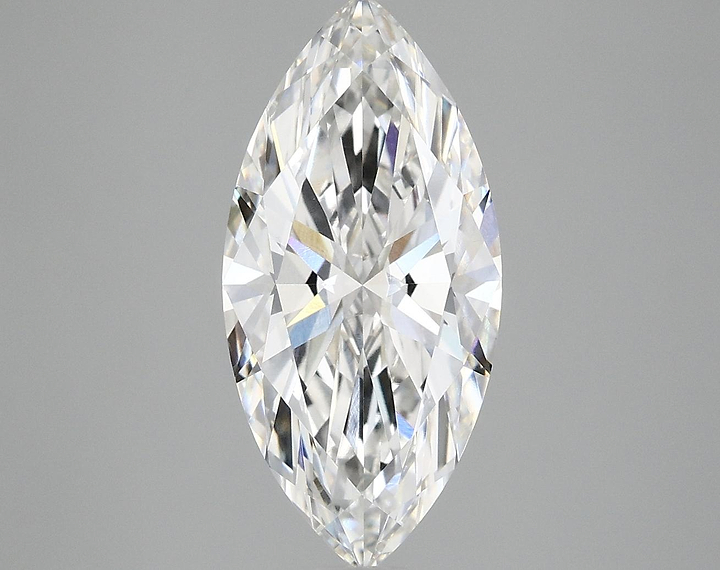 3.03 Carat Marquise Shaped Excellent Cut VVS2 IGI Certified Lab Grown Diamond