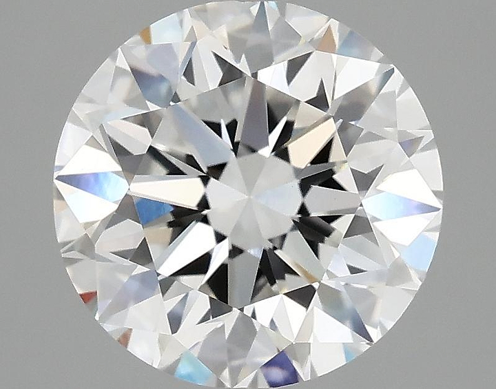 3.08 Carat Round Shaped Excellent Cut VVS2 IGI Certified Lab Grown Diamond
