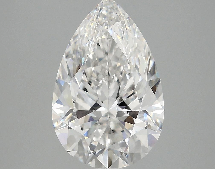 3.08 Carat Pear Shaped Excellent Cut VS1 IGI Certified Lab Grown Diamond