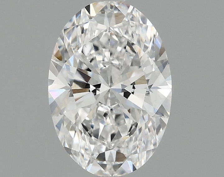 0.98 Carat Oval Shaped Ideal Cut VVS2 IGI Certified Lab Grown Diamond