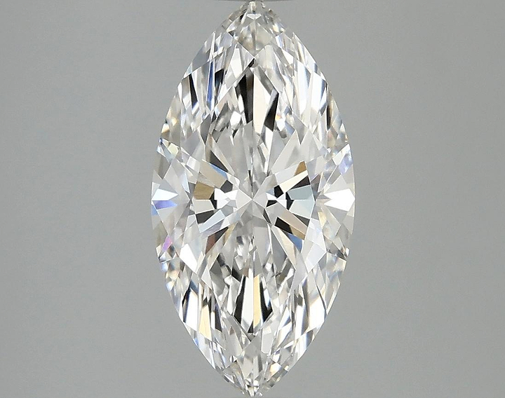 2.05 Carat Marquise Shaped Ideal Cut VVS1 IGI Certified Lab Grown Diamond