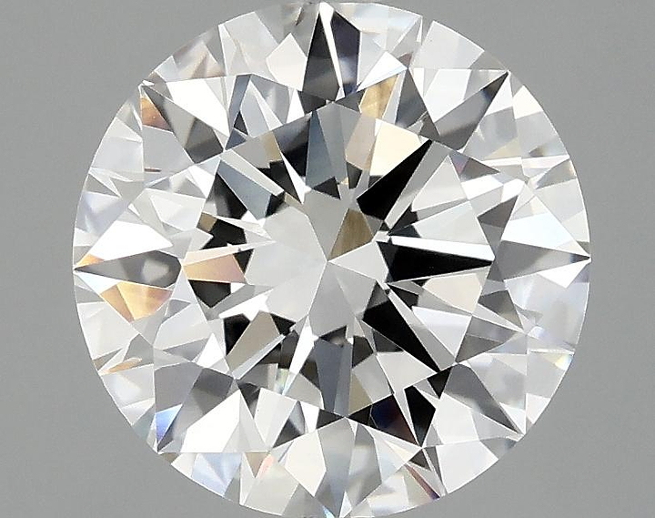 3.08 Carat Round Shaped Ideal Cut VVS2 IGI Certified Lab Grown Diamond
