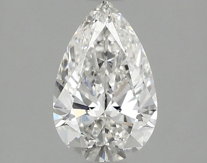 0.97 Carat Pear Shaped Ideal Cut VVS2 IGI Certified Lab Grown Diamond