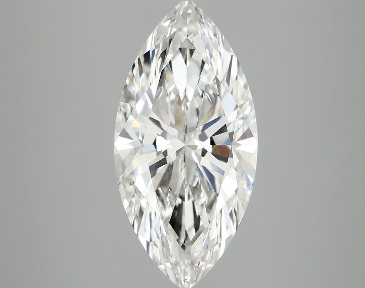 3.07 Carat Marquise Shaped Ideal Cut VVS2 IGI Certified Lab Grown Diamond