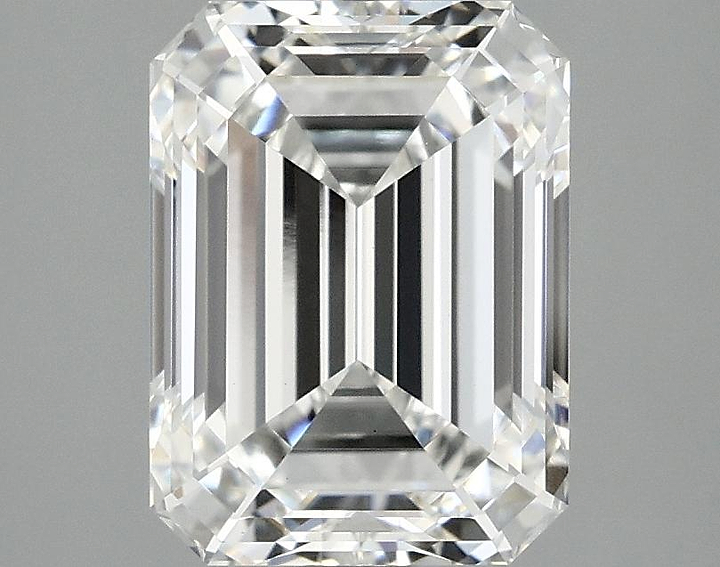2.97 Carat Emerald Shaped Excellent Cut VVS2 IGI Certified Lab Grown Diamond