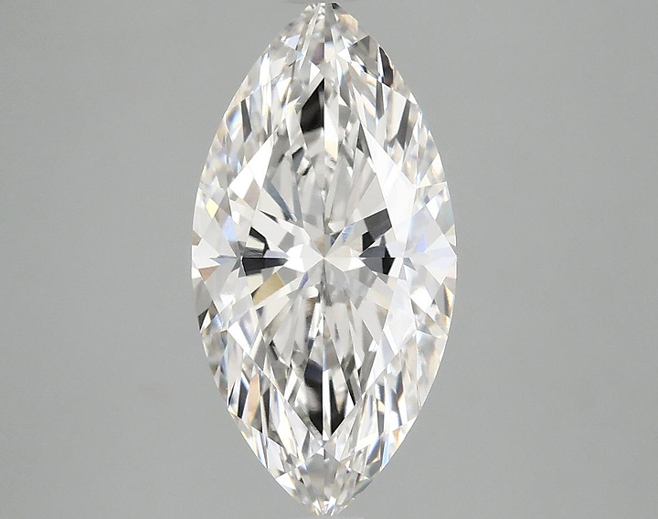 2.57 Carat Marquise Shaped Ideal Cut VVS2 IGI Certified Lab Grown Diamond