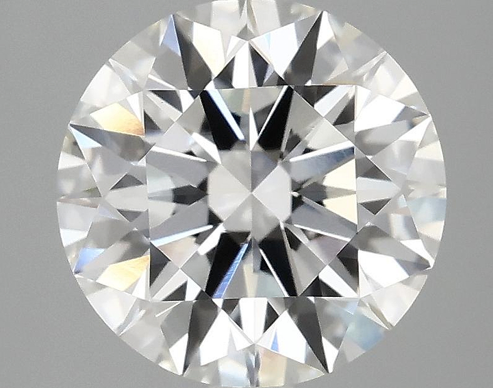 3.09 Carat Round Shaped Ideal Cut VVS2 IGI Certified Lab Grown Diamond