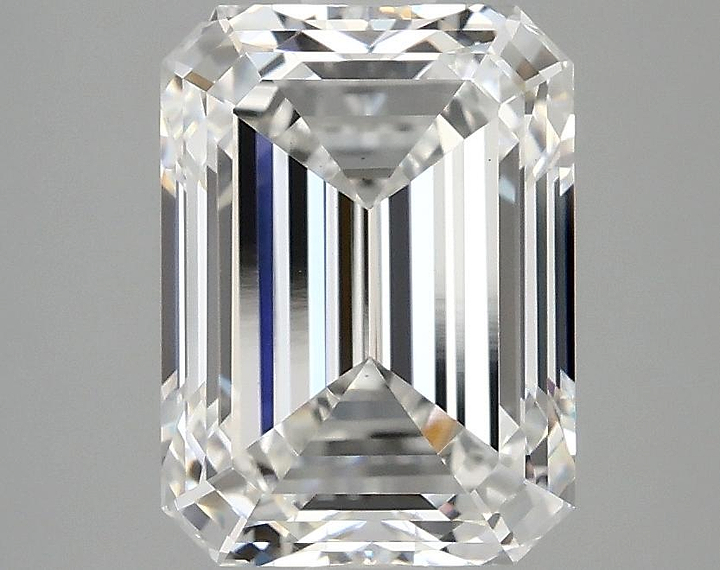 3.03 Carat Emerald Shaped Excellent Cut VS1 IGI Certified Lab Grown Diamond