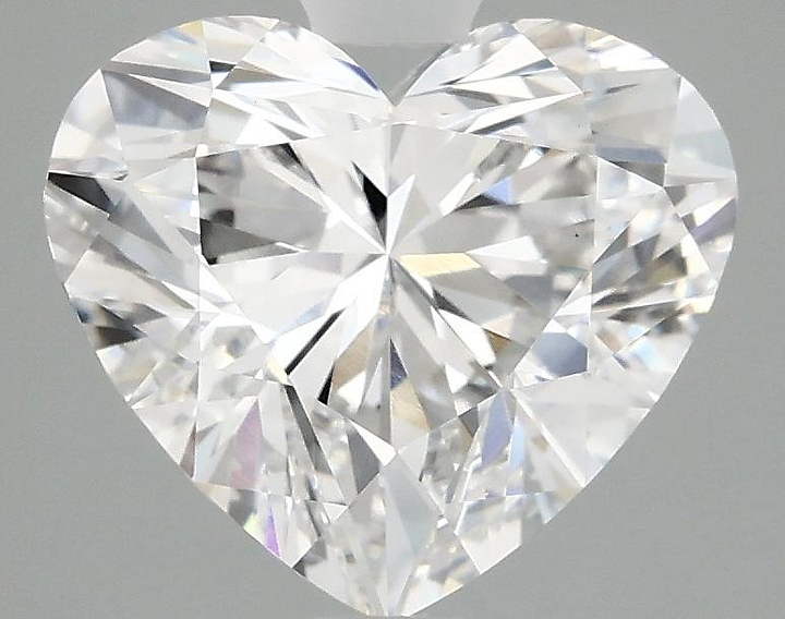 3.09 Carat Heart Shaped Ideal Cut VVS2 IGI Certified Lab Grown Diamond