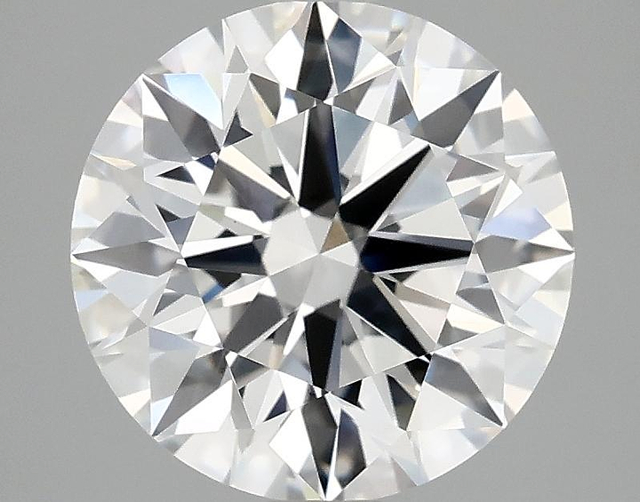 3.09 Carat Round Shaped Ideal Cut VVS2 IGI Certified Lab Grown Diamond