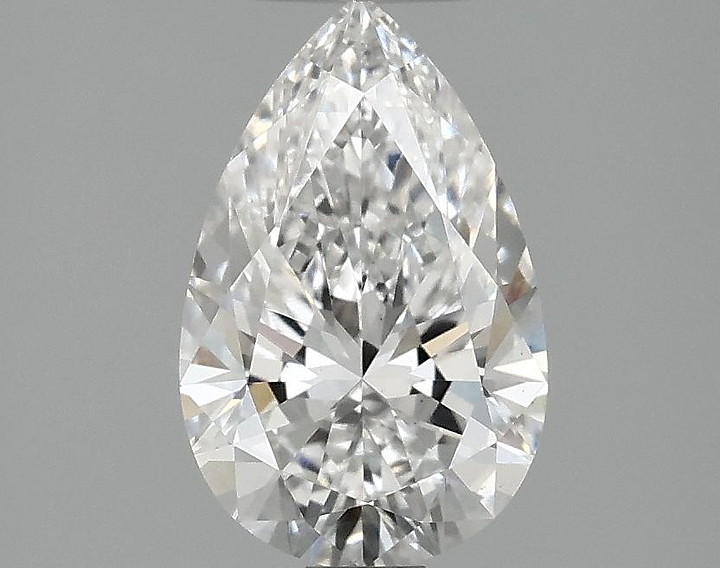 1.47 Carat Pear Shaped Ideal Cut VS2 IGI Certified Lab Grown Diamond