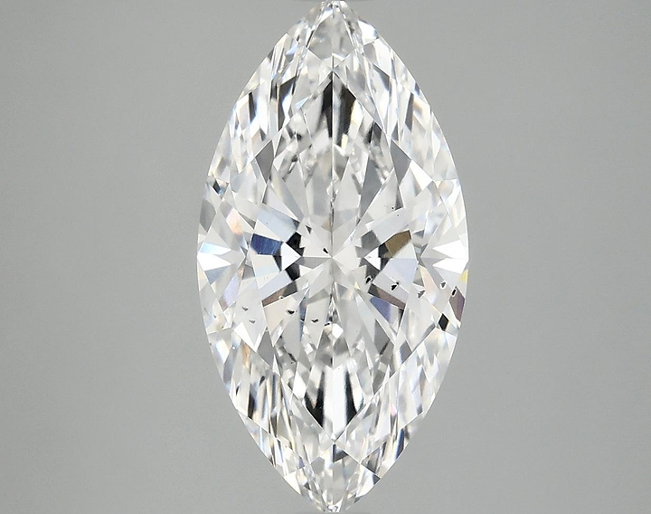 3.05 Carat Marquise Shaped Ideal Cut SI1 IGI Certified Lab Grown Diamond