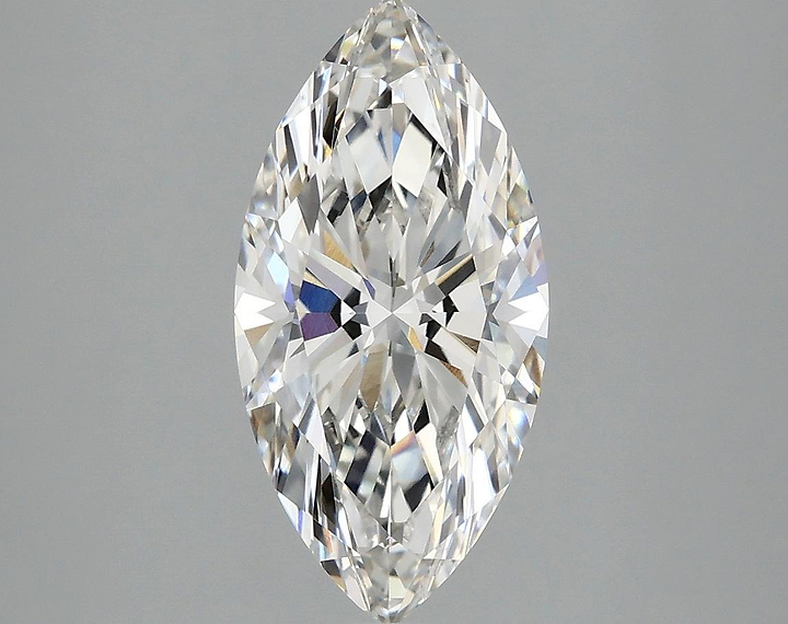 2.3 Carat Marquise Shaped Ideal Cut VVS2 IGI Certified Lab Grown Diamond