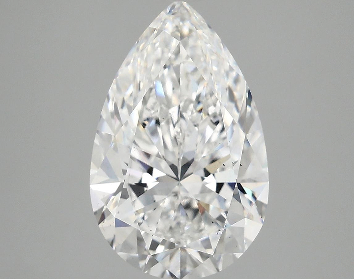 4.04 Carat Pear Shaped Ideal Cut SI1 IGI Certified Lab Grown Diamond