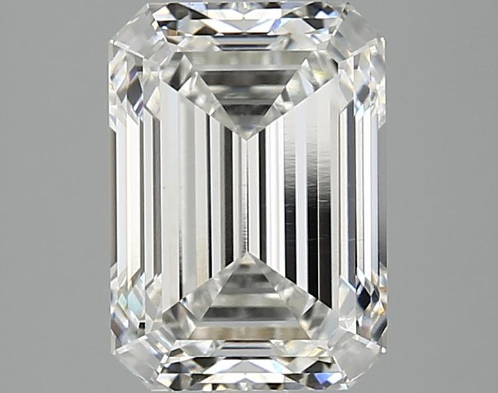 3.08 Carat Emerald Shaped Ideal Cut VVS2 IGI Certified Lab Grown Diamond