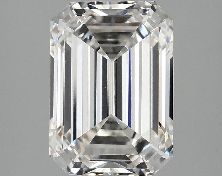 2.51 Carat Emerald Shaped Ideal Cut VS1 IGI Certified Lab Grown Diamond