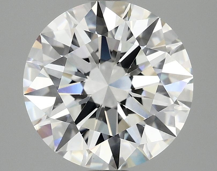 3.08 Carat Round Shaped Ideal Cut VVS2 IGI Certified Lab Grown Diamond