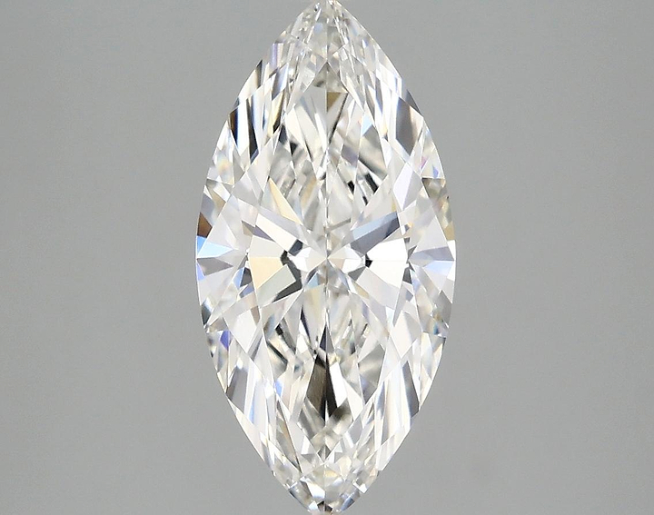 2.0 Carat Marquise Shaped Ideal Cut VVS2 IGI Certified Lab Grown Diamond