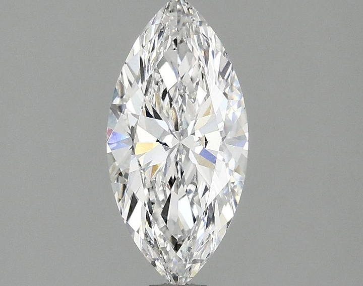 0.98 Carat Marquise Shaped Very Good Cut VVS2 IGI Certified Lab Grown Diamond