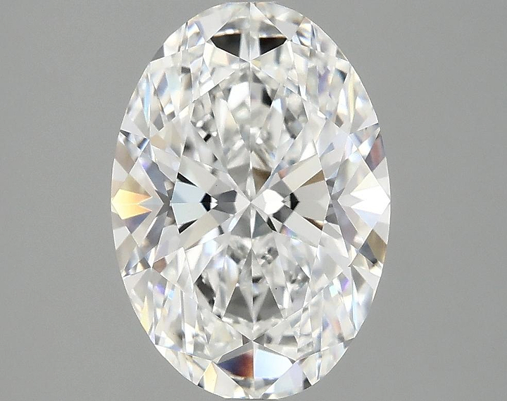 3.02 Carat Oval Shaped Ideal Cut VVS2 IGI Certified Lab Grown Diamond