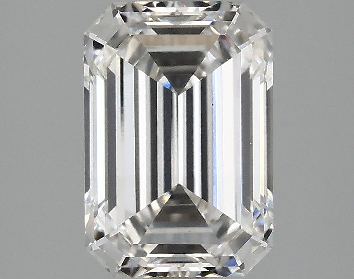 2.56 Carat Emerald Shaped Ideal Cut VS1 IGI Certified Lab Grown Diamond