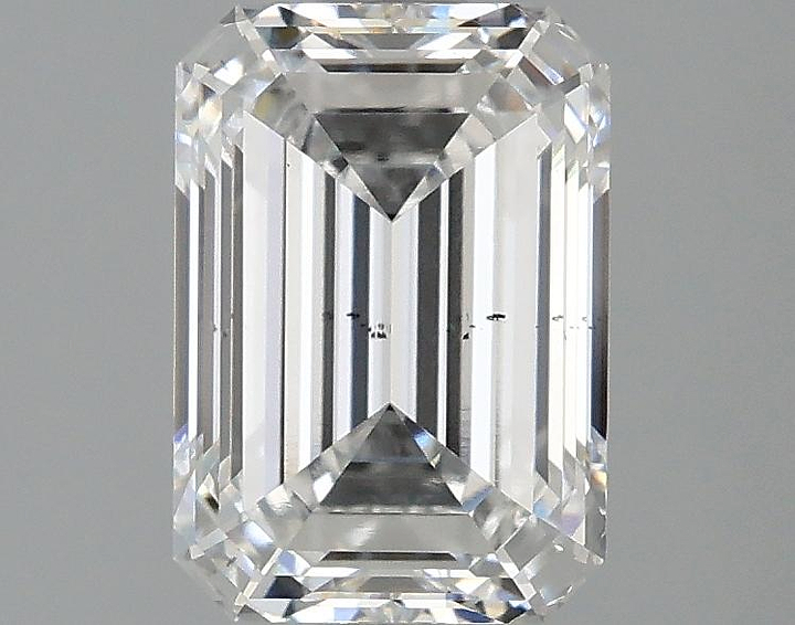 2.04 Carat Emerald Shaped Ideal Cut SI1 IGI Certified Lab Grown Diamond