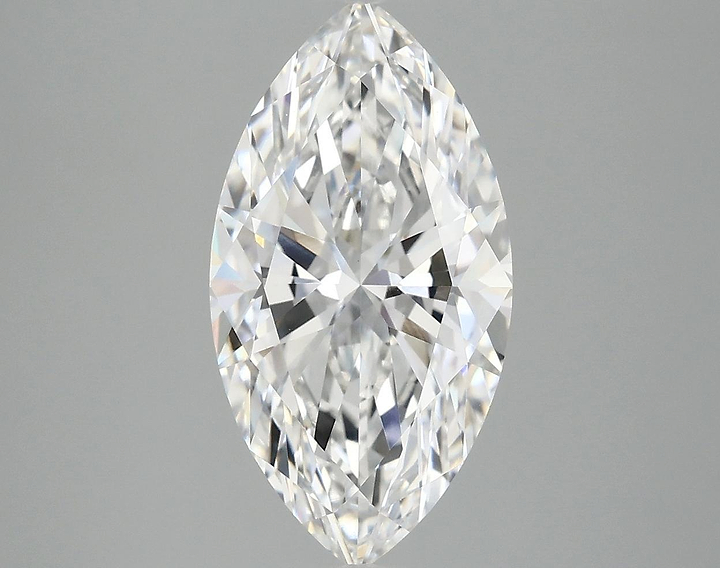 3.03 Carat Marquise Shaped Excellent Cut VVS2 IGI Certified Lab Grown Diamond