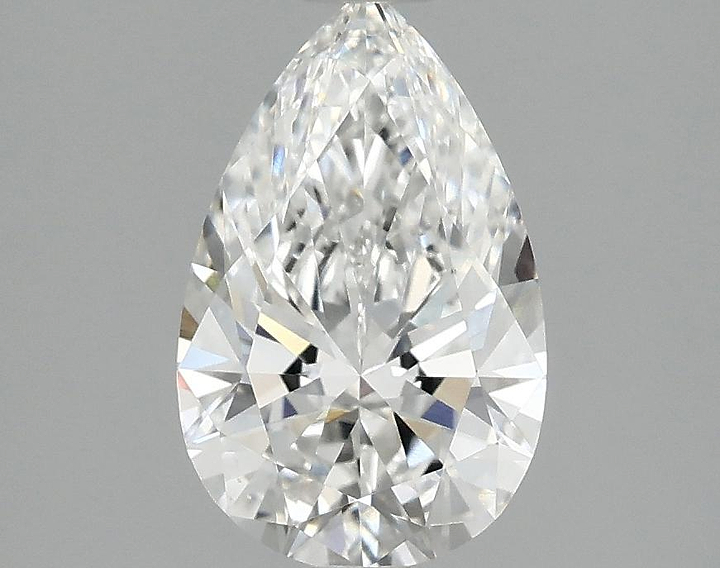 1.56 Carat Pear Shaped Ideal Cut VVS2 IGI Certified Lab Grown Diamond