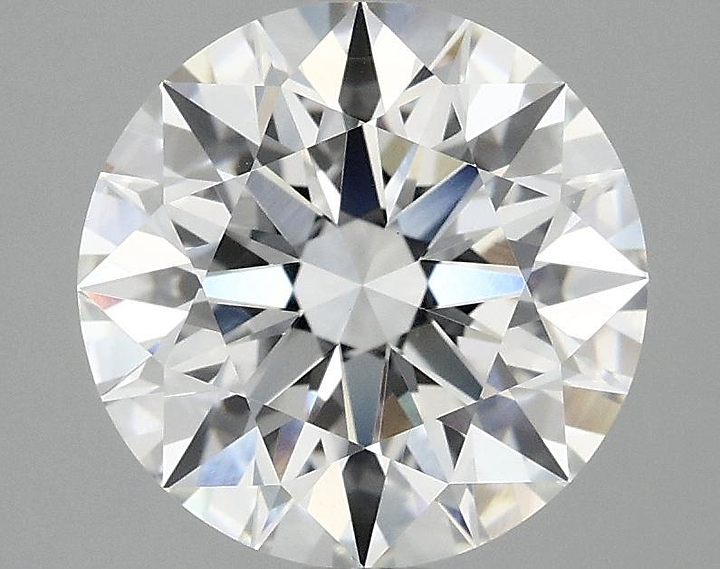 3.08 Carat Round Shaped Ideal Cut VVS2 IGI Certified Lab Grown Diamond