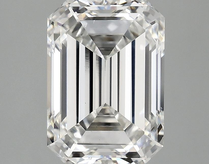 2.88 Carat Emerald Shaped Ideal Cut VS2 IGI Certified Lab Grown Diamond