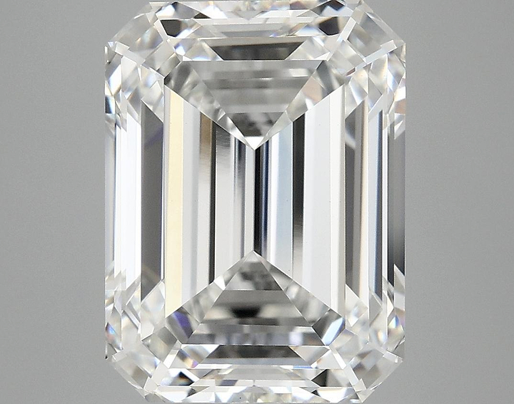 7.29 Carat Emerald Shaped Excellent Cut VVS2 IGI Certified Lab Grown Diamond
