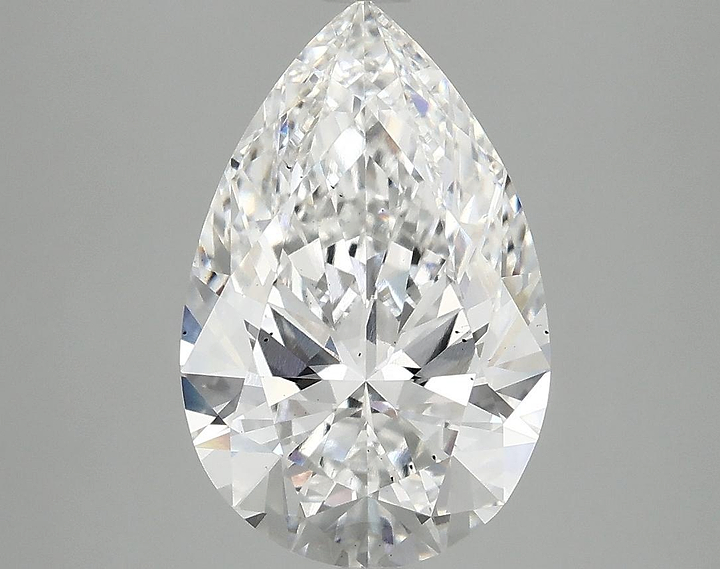 3.07 Carat Pear Shaped Ideal Cut SI1 IGI Certified Lab Grown Diamond
