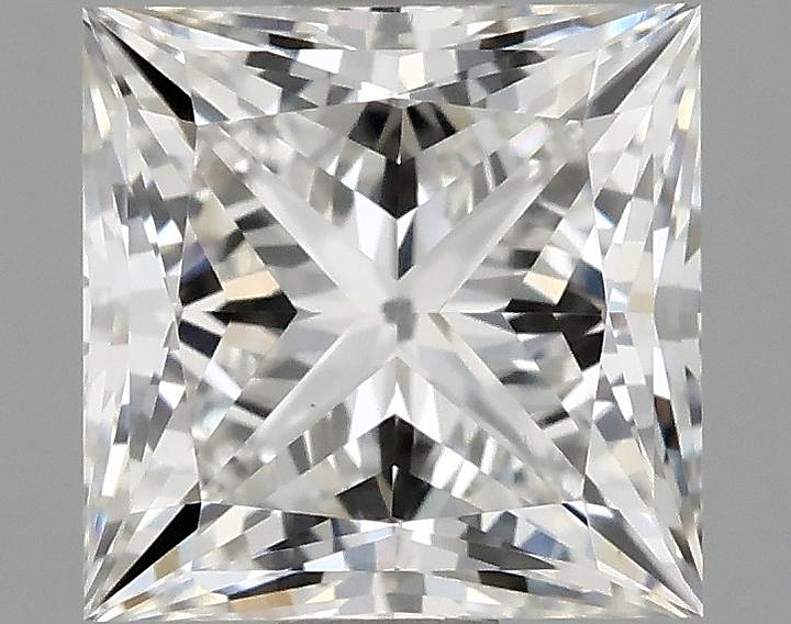 1.56 Carat Princess Shaped Ideal Cut VVS2 IGI Certified Lab Grown Diamond