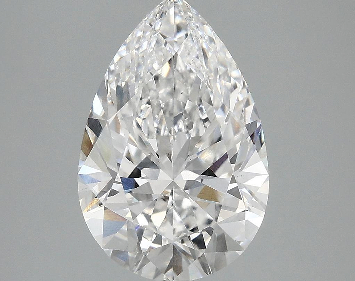 3.08 Carat Pear Shaped Excellent Cut VS1 IGI Certified Lab Grown Diamond