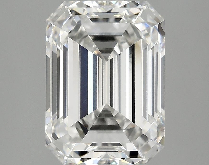 3.03 Carat Emerald Shaped Excellent Cut VVS2 IGI Certified Lab Grown Diamond