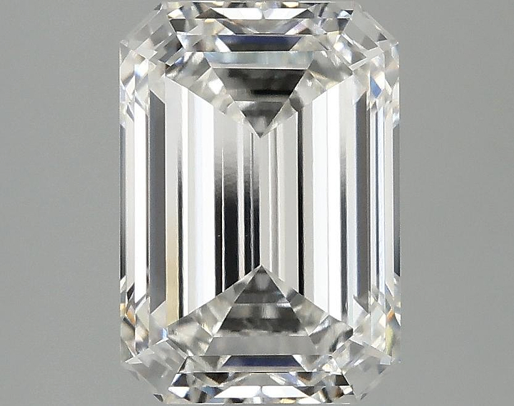 3.01 Carat Emerald Shaped Ideal Cut VVS2 IGI Certified Lab Grown Diamond