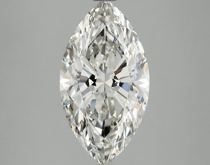 3.09 Carat Marquise Shaped Excellent Cut VVS2 IGI Certified Lab Grown Diamond