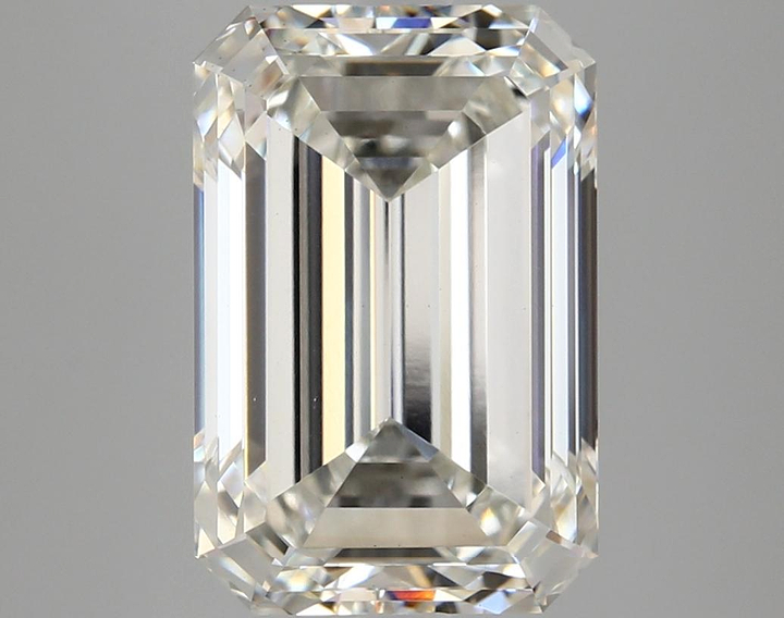 6.97 Carat Emerald Shaped Excellent Cut VS1 IGI Certified Lab Grown Diamond