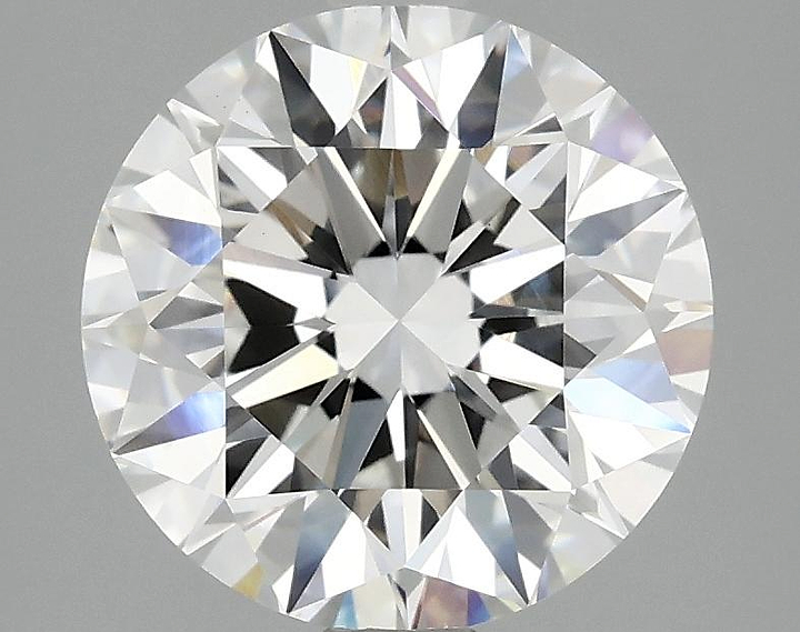 3.08 Carat Round Shaped Excellent Cut VS1 IGI Certified Lab Grown Diamond