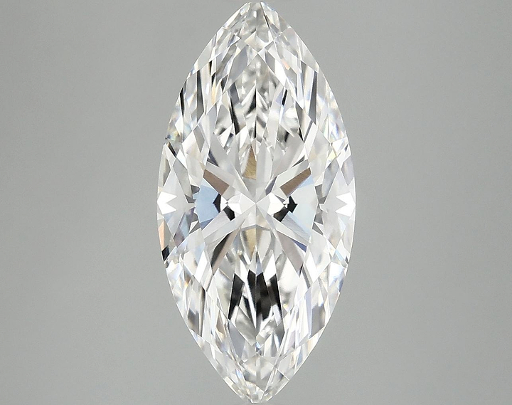 3.07 Carat Marquise Shaped Excellent Cut VVS2 IGI Certified Lab Grown Diamond