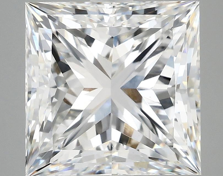 4.88 Carat Princess Shaped Ideal Cut VS1 IGI Certified Lab Grown Diamond