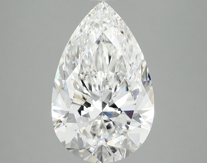 4.09 Carat Pear Shaped Ideal Cut VS1 IGI Certified Lab Grown Diamond